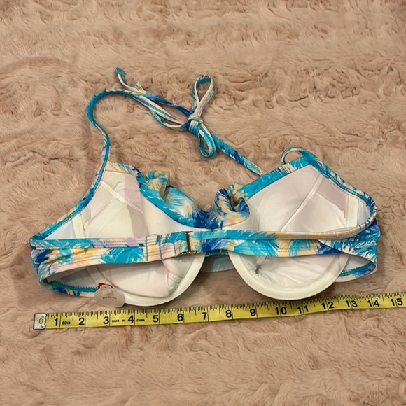 Size L multi-colored swimsuit top - Picture 7 of 8